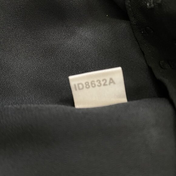 Ann Taylor LOFT Flutter Sleeve V Neck Blouse Womens size 4 Black - Picture 9 of 10